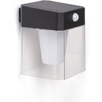 Led Wandleuchte Außen Solar 1.5W Aluminium mit Bewegungssensor Efren Square Schwarz Led Wandleuchte Außen Solar 1.5W Aluminium mit Bewegungssensor Efren Square Schwarz von LEDKIA