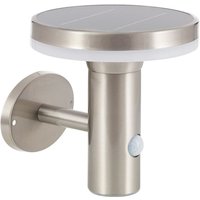 Ledkia - LED-Wandleuchte Aussen Solar Helios Inox mit Bewegungsmelder pir 4000K Neutralweiß von LEDKIA