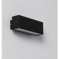 LED-Wandleuchte Aussen 12W Aluminium Doppeltseitige Beleuchtung Carinae Warmweiß 3000K Schwarz von LEDKIA