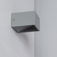 LED-Wandleuchte Lico 6W Grau Doppelseitige Beleuchtung Warmes Weiß 2800K - 3200K 120º100 mm von LEDKIA