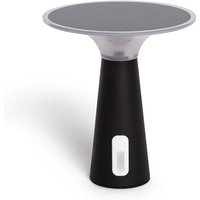 Led Solar-Tischlampe für Außenbereich 3W Tragbar mit wiederaufladbarem USB-Akku Soucha Schwarz von LEDKIA