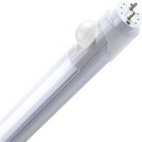 LED-Röhre T8 60cm Aluminium mit Bewegungsmelder und Sicherheitsbeleuchtung Zweiseitige Einspeisung 9W 100lm/W von LEDKIA