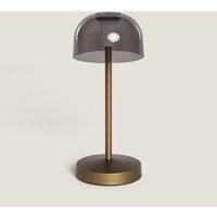 Ledkia - led Tischlampe Tragbar mir wiederaufladbarem USB-Akku Lendora Messing von LEDKIA