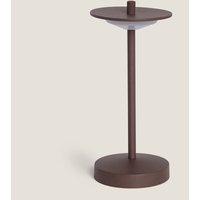 Ledkia - led Tischlampe tragbar mit wiederaufladbarem USB-Akku Estepona Braun von LEDKIA