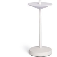 Ledkia - led Tischlampe tragbar mit wiederaufladbarem USB-Akku Estepona Weiß von LEDKIA