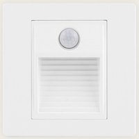 Led Wandeinbauleuchte mit PIR-Sensor Pruit 3000K Weiß Warmweiß Led Wandeinbauleuchte mit PIR-Sensor Pruit 3000K Weiß Warmweiß von LEDKIA