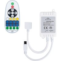 Controller LED-Streifen cct Wählbar 12V dc, Dimmer mit IR-Fernbedienung 23 Tasten Weiß von LEDKIA