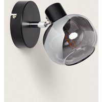 Efectoled - Deckenleuchte verstellbar Metall und Glas 1 Strahler Romsy Grau von EFECTOLED