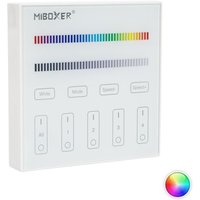 Fernbedienung rf für LED-Dimmer rgbw 4 Zonen MiBoxer B3 Weiß von LEDKIA