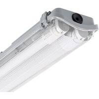 Ledkia - Feuchtraum Wannenleuchte mit 2 LED-Röhren 150cm IP65 Einseitige Einspeisung No Flicker Warmes Weiß 2800K - 3200K 1570 mm von LEDKIA