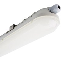 Ledkia - LED-Feuchtraum Wannenleuchte 150 cm 48W IP65 Verbindbar Neutralweiß 4500K von LEDKIA