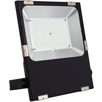 Ledkia - LED-Flutlichtstrahler 60W 120 lm/W IP65 he Slim pro Dimmbar triac Optik 30º-60º-90º-120º Warmes Weiß 3000K 90°220 mm von LEDKIA