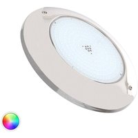 Ledkia - LED-Poolstrahler Oberfläche rgb tauchfähig 12V dc IP68 Rostfreier Edelstahl 20W rgb Silber von LEDKIA