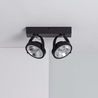 LED-Strahler 30W cree Oberfläche Schwenkbar AR111 Dimmbar Schwarz 5500K Kaltweiß von LEDKIA