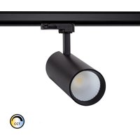 LED-Strahler New Bertha Schwarz 30W cct lifud für 3-Phasenstromschienen Auswählbar (Warm-Neutral-Kühl) No Flicker von LEDKIA