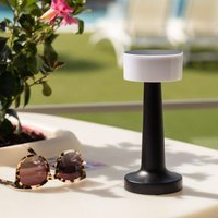 Efectoled - LED-Tischlampe 3W Tragbar mit Wiederaufladbarem USB-Akku Greta Schwarz von EFECTOLED