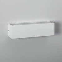 LED-Wandleuchte 10W Aussen Doppelseitige Beleuchtung Rechteckig Weiss Lena Warmweiß 2700K Weiß von LEDKIA