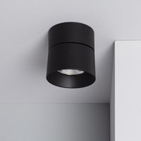 Ledkia - LED-Wandleuchte 30W aus Aluminium Rund Schwarz New Onuba Neutrales Weiß 4000K 24° von LEDKIA