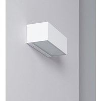 Ledkia - LED-Wandleuchte Aussen 18W Aluminium Doppelseitige Beleuchtung Wählbar cct Gropius Weiß120º86 mm von LEDKIA