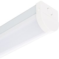 Ledkia - LED-Wannenleuchte Wählbar 20-30-40 w 120 cm Batten cct Weiß von LEDKIA