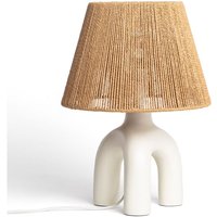 Ledkia - Otilia Tischlampe aus geflochtenem Papier und Harz Weiß Ledkia - Otilia Tischlampe aus geflochtenem Papier und Harz Weiß von LEDKIA