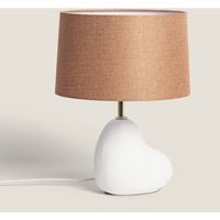 Tischlampe aus Keramik Bulga Weiß von LEDKIA