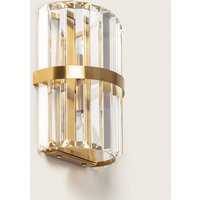 Ledkia - Wandleuchte Glas Zashi Gold90 mm von LEDKIA