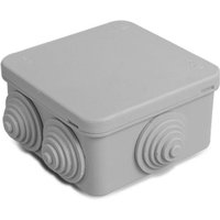 Wasserdichte Abzweigdose Aufbau IP54 85x85x45 mm Grau von LEDKIA