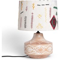 Ledkia - led Tischlampe aus Stoff und Holz Agra Mehrfarbig Ledkia - led Tischlampe aus Stoff und Holz Agra Mehrfarbig von LEDKIA