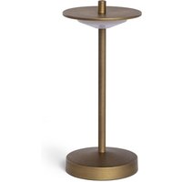 Ledkia - led Tischlampe tragbar mit wiederaufladbarem USB-Akku Estepona Messing von LEDKIA