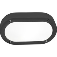 Leds-C4 Basic - Outdoor Flush Wandleuchte Basic Urban Grey 1x E27 22cm 0lm IP65 von LEDKIA