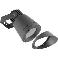 Leds-C4 Hubble&Gu5.3 Technopolymer - 1 Licht Außenstrahler Schwarz IP65, GU10 von LEDKIA
