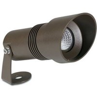 Ledkia - Leds-C4 Micro - Außen LED-Strahler Braun 396lm 3000K IP65 von LEDKIA