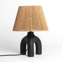 Ledkia - Otilia Tischlampe aus geflochtenem Papier und Harz Schwarz Ledkia - Otilia Tischlampe aus geflochtenem Papier und Harz Schwarz von LEDKIA