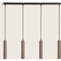 Ledkia - Pendelleuchte Aluminium Aritz 4 Strahler Bronze von LEDKIA
