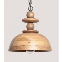 Pendelleuchte Holz Solstice illuzia Natürlich von LEDKIA