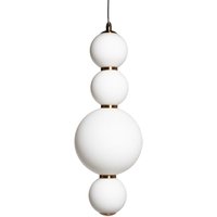 Pendelleuchte LED 10W Metall und Glas Slim Atira Gold von EFECTOLED