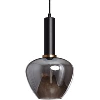 Pendelleuchte Metall und Glas Daira Rauchgrau von LEDKIA