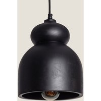 Ledkia - Pendelleuchte aus Holz Vakarai Schwarz von LEDKIA