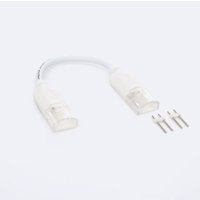 Efectoled - Schnellverbinder Doppelt mit Kabel für LED-Streifen 220V ac cob IP65 Breite 12mm 12 mm von EFECTOLED