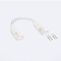 Schnellverbinder Doppelt mit Kabel für LED-Streifen 220V ac cob IP65 Breite 12mm von LEDKIA