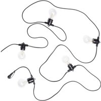 Ledkia - Set Lichterkette Außen 5m Schwarz + 5 led Glühbirnen Filament E27 24V Schwarz Ledkia - Set Lichterkette Außen 5m Schwarz + 5 led Glühbirnen Filament E27 24V Schwarz von LEDKIA