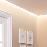 Sockelleiste für LED-Streifen 2m Bogen Weiß von EFECTOLED