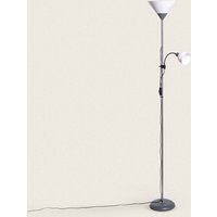 Ledkia - Stehlampe Metall mit Leselicht Ander Grau von LEDKIA