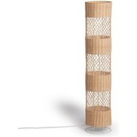 Stehlampe Rattan Rubra Natürlich von LEDKIA