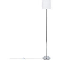 Stehlampe aus Metall und Stoff Pangiri Weiß von LEDKIA