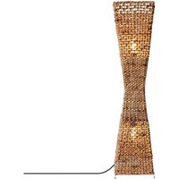 Stehlampe aus Naturfasern Bijie Natürlich von LEDKIA