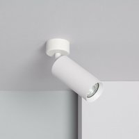 Strahler-Lampenfassung Aluminium für GU10 Glühbirnen Quartz Weiß von LEDKIA