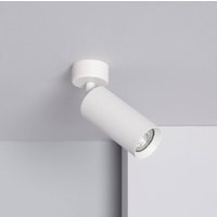 Strahler-Lampenfassung Aluminium für GU10 Glühbirnen Quartz Weiß von LEDKIA