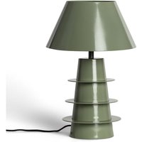 Tischlampe Metall Kadrina Khakigrün von LEDKIA
